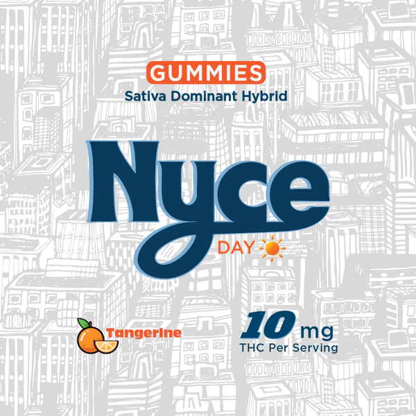 NYCE - NYCE | Tangerine | Day | Live Hash Rosin Gummies | 10mg | 10pk Main Image