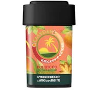 Tangerine Ginger 10MG Hybrid 100MG THC ONLY By Easy Day