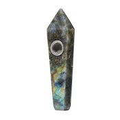 Astral Project Gemstone Spoon Pipes - Blue Soladite