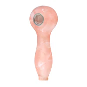 Astral Project Gemstone Spoon Pipes - Rose Quartz