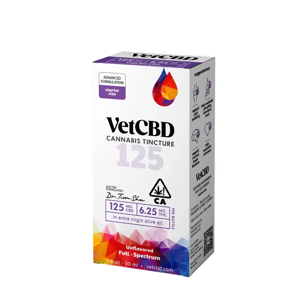 VETCBD - Vet CBD Regular Strength 20:1 Tincture 125mg 1oz Main Image