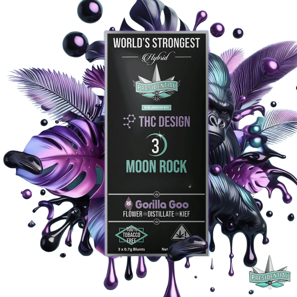 Presidential - Presidential Gorilla Goo (H) Infused Mini Preroll 3pk 1.5g Main Image