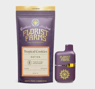 Florist Farms | Tropical Cookies | Live Resin All-In-One Vape | 1g