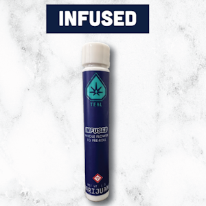 TEAL - TEAL - ORANGE COOKIE CHEM DIAMOND INFUSED PRE-ROLL 1 GRAM