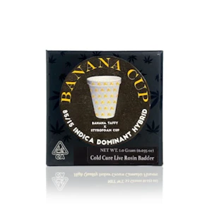 TEAM ELITE GENETICS - BANANA CUP COLD CURE LIVE ROSIN 1G - TEAM ELITE GENETICS