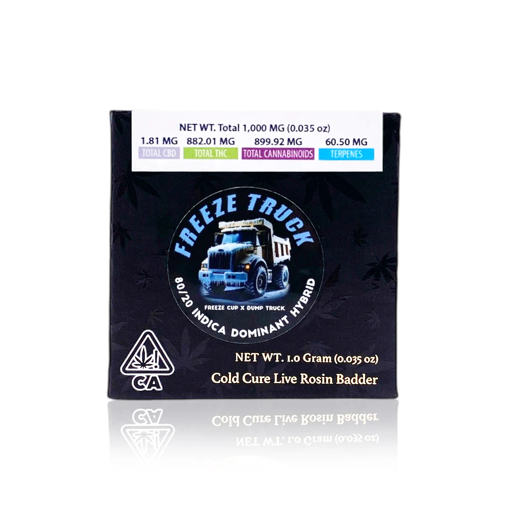 Team Elite Genetics - TEAM ELITE GENETICS - Concentrate - Freeze Truck - Cold Cure Live Rosin Badder - 1G Main Image