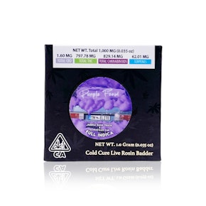 TEAM ELITE GENETICS - Concentrate - Purple Foam - Live Rosin - 1G