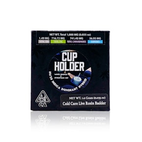 TEAM ELITE GENETICS - Concentrate - Cup Holder - Cold Cure Live Rosin Badder - 1G