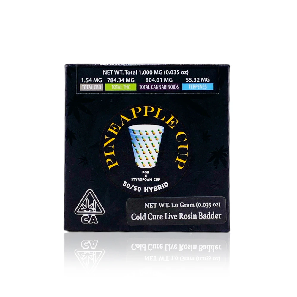 Team Elite Genetics - TEAM ELITE GENETICS - Concentrate - Pineapple Cup - Cold Cure Live Rosin Badder - 1G Main Image