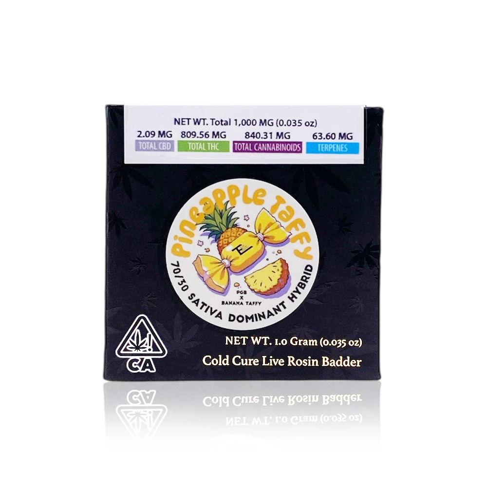 Team Elite Genetics - TEAM ELITE GENETICS - Concentrate - Pineapple Taffy - Cold Cure Live Rosin Badder - 1G Main Image