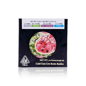 TEAM ELITE GENETICS - Concentrate - Watermelon Taffy - Cold Cure Live Rosin Badder - 1G