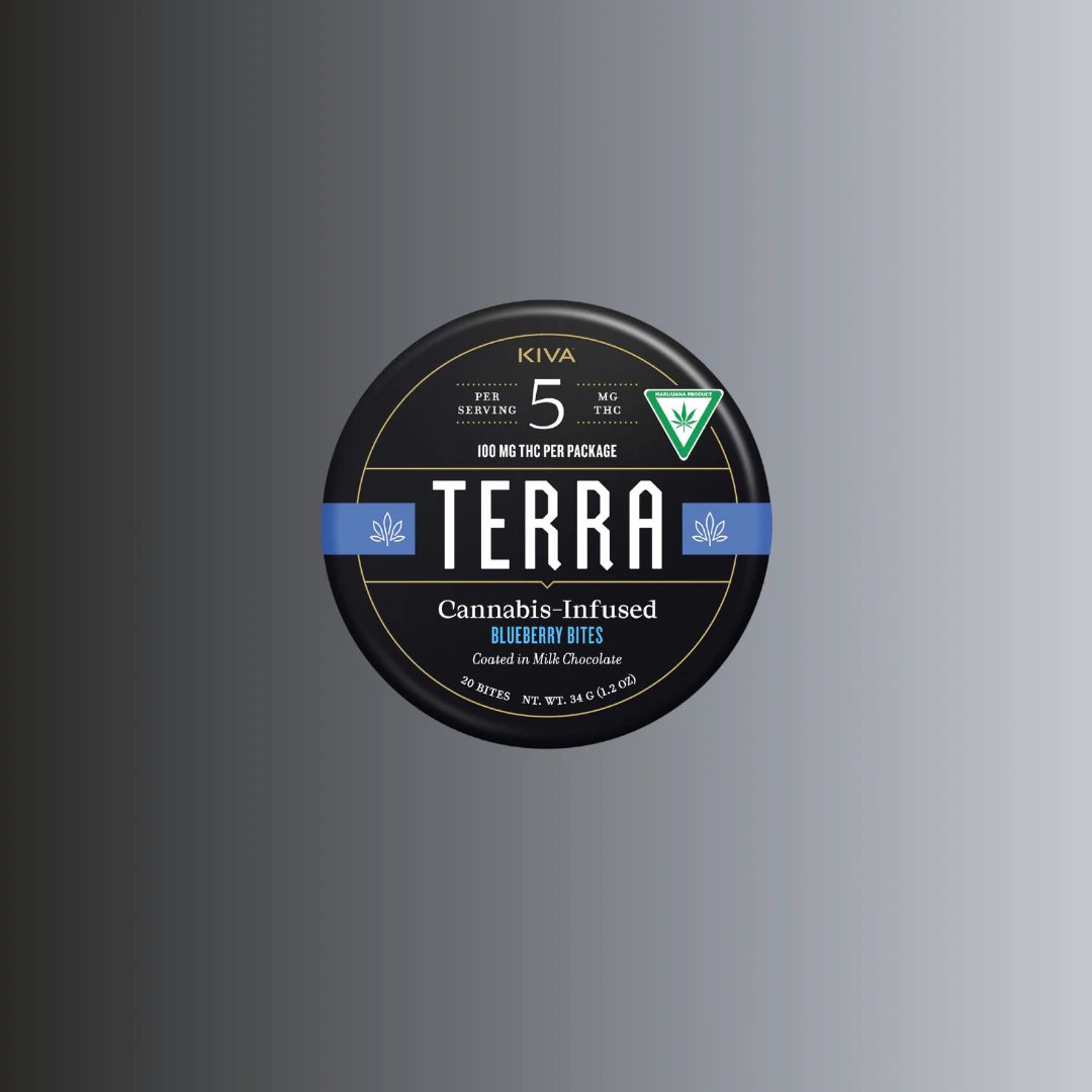 KIVA - Terra Bites - Blueberry - 100mg Main Image