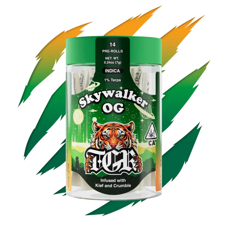 TGR - TGR x De La Bo - Skywalker OG - Infused Preroll 14pk - 7G Main Image