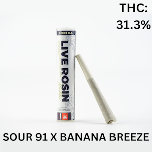 OREGROWN - Oregrown | Inf PR Rosin 1pk/1g [S] | Sour 91 x Banana Breeze