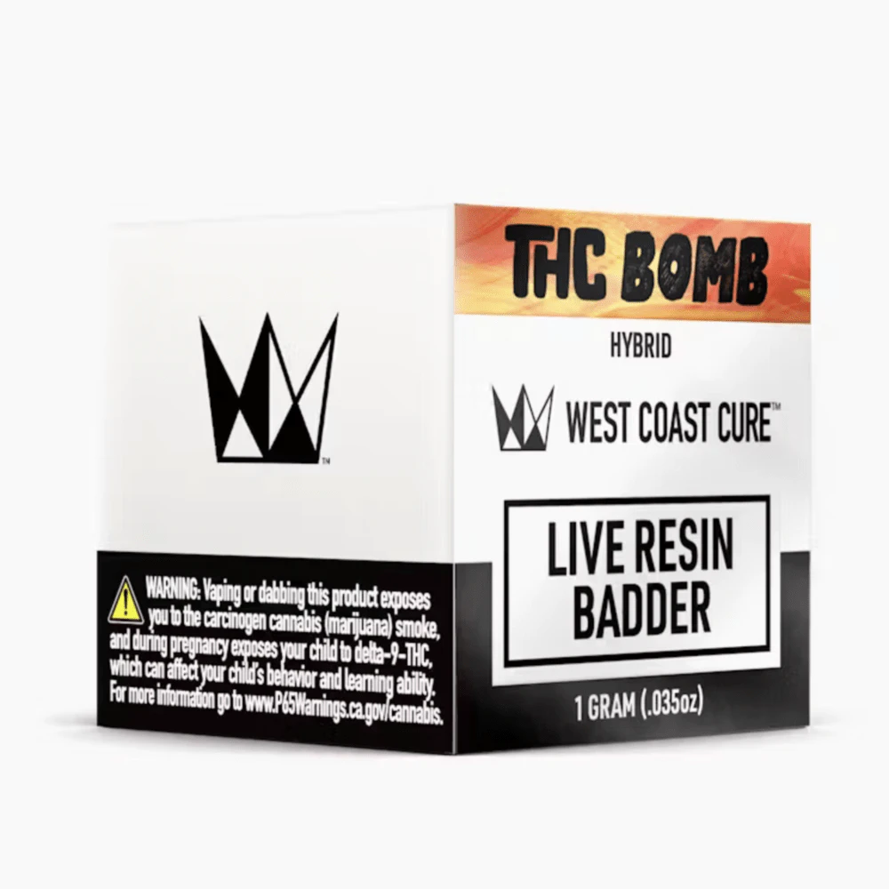 West Coast Cure - West Coast Cure THC Bomb Live Resin Badder 1.0g Main Image