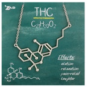 THC Molecule Necklace (ZAD)
