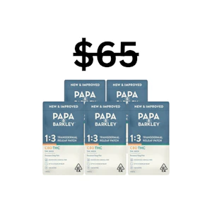 PAPA & BARKLEY - THC Rich 1:3 Patch Bundle | Transdermal Releaf Patch | Papa & Barkley