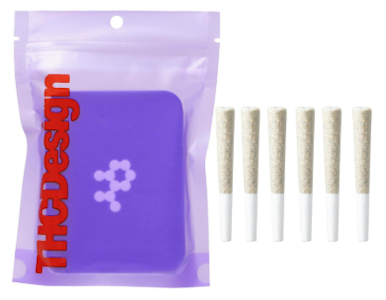 THC DESIGN - THC Design - Blue Viper - Preroll - 6 pack - (H) 3.5g