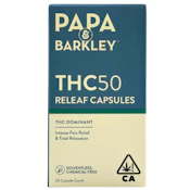 Papa & Barkley - Releaf Capsules - THC50 - 20pk - 930mg