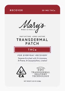MARY'S MEDICINALS - Mary's THCa Transdermal Patch 
