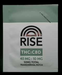 RISE - Transdermal Patch - THC/CBD - 40mg/10mg