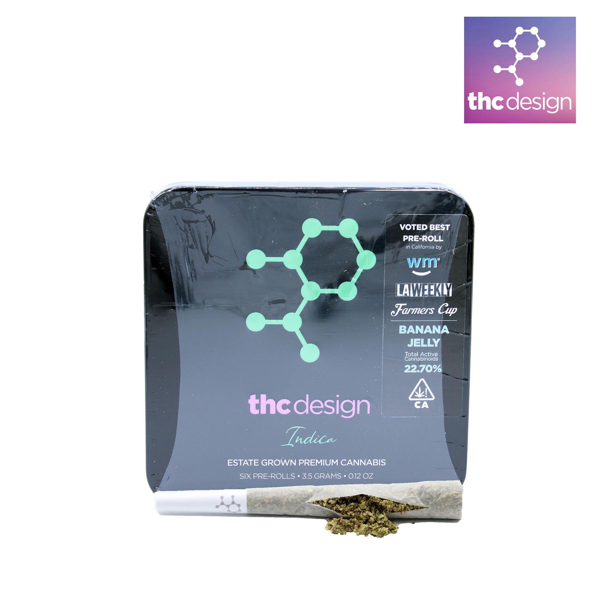 THC Design - Banana Jelly Pre-Roll Pack (6pk) Main Image