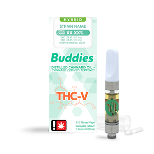 Buddies - Durban Poison, THC-V, Distillate 1g