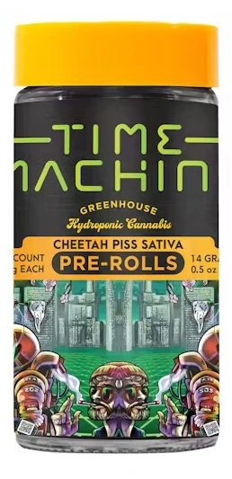 Time Machine - TIME MACHINE - Prerolls - Cheetah Piss - 28PK - 14G Main Image