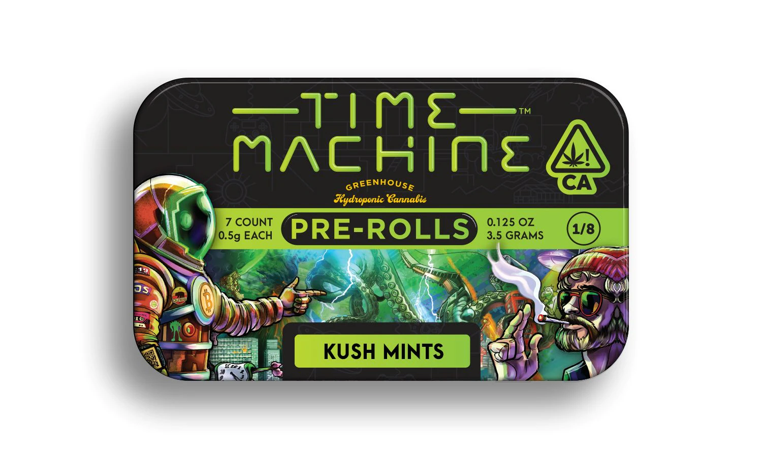 Time Machine - Time Machine - 7pk Prerolls - Kush Mints Main Image