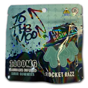 TO THE MOON 1000MG GUMMIES ROCKET RAZZ