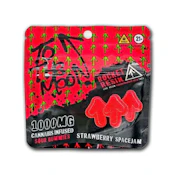 TO THE MOON 1000MG GUMMIES STRAWBERRY SPACEJAM