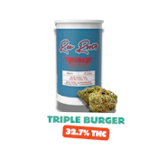 Rec Roots - Triple Burger - 32.7% THC - 3.5g - Dry Flower