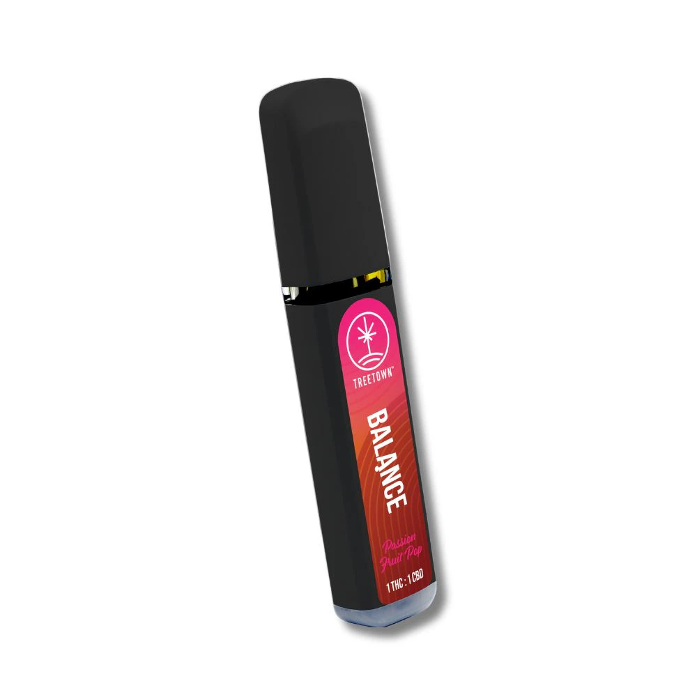 Treetown - BALANCE Passion Fruit Pop THC:CBD 1g Ratio Disposable - TREETOWN Main Image