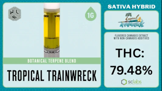White Label Extracts - White Label | Cart Flavored 1g [S] | Tropical Trainwreck