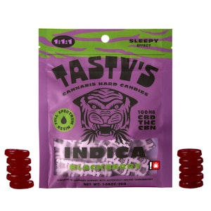 Tasty's Edibles - Tasty's - Blackberry 1:1 CBN, Hard Candies