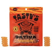 Tasty's | Tangerine | 1:1 THC:CBD 100mg 10pk Sativa Hard Candies