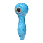Gemstone Spoon Pipe - Blue Turquoise