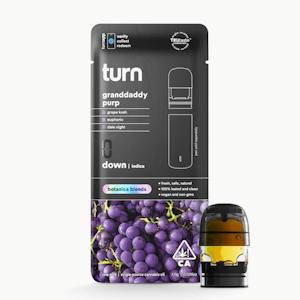 TURN - TURN | GRANDDADDY PURPLE - POD | CARTRIDGE | 1G