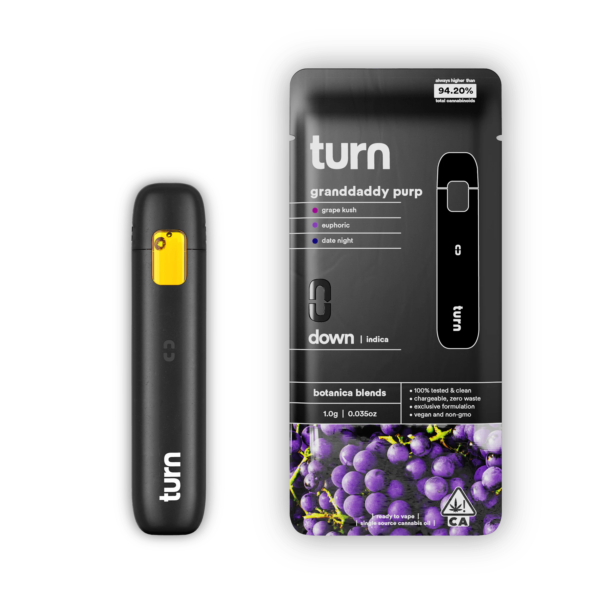 turn - TURN | GRANDDADDY PURPLE - AIO | CARTRIDGE | 1G Main Image