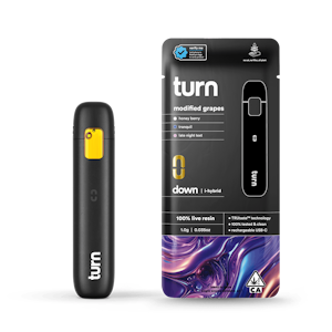 TURN - TURN | MODIFIED GRAPES LIVE RESIN - AIO | CARTRIDGE | 1G