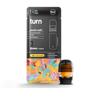 TURN - TURN | PUNCH OUT LIVE RESIN - POD | CARTRIDGE | 1G