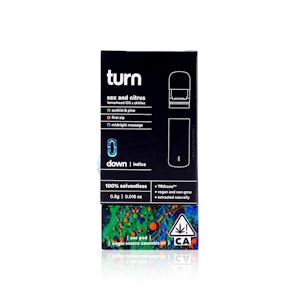 TURN - TURN - Vape Pen - Sex And Citrus - Solventless Pod - .5G