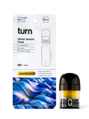 TURN- BOTANICA BLENDS - SILVER LEMON HAZE LIVE RESIN VAPE POD - TURN - 1g Main Image