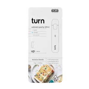 TURN - UNICORN PARTY DISPOSABLE 1G - TURN