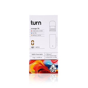 TURN - TURN - Vape Pen - Orange 76 - Live Resin - 1G