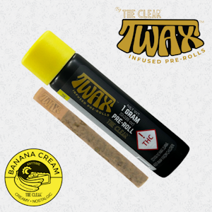 TWAX by The Clear - Banana Cream Infused 1g Preroll