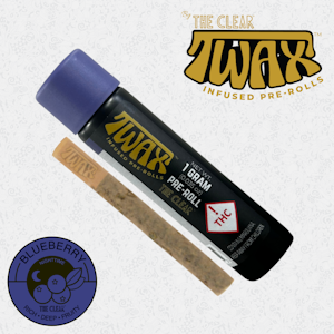 TWAX by The Clear - Blueberry 1g Infused Preroll
