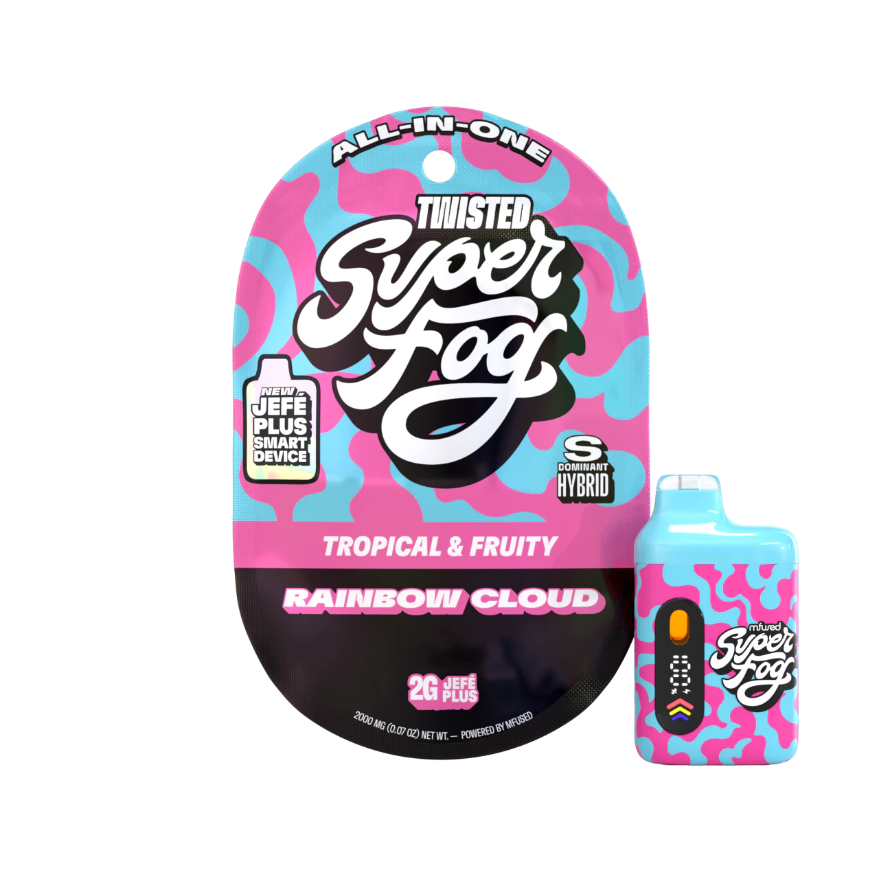 MFused | SuperFog - TWISTED - 2g Jefe Plus - Rainbow Cloud Main Image