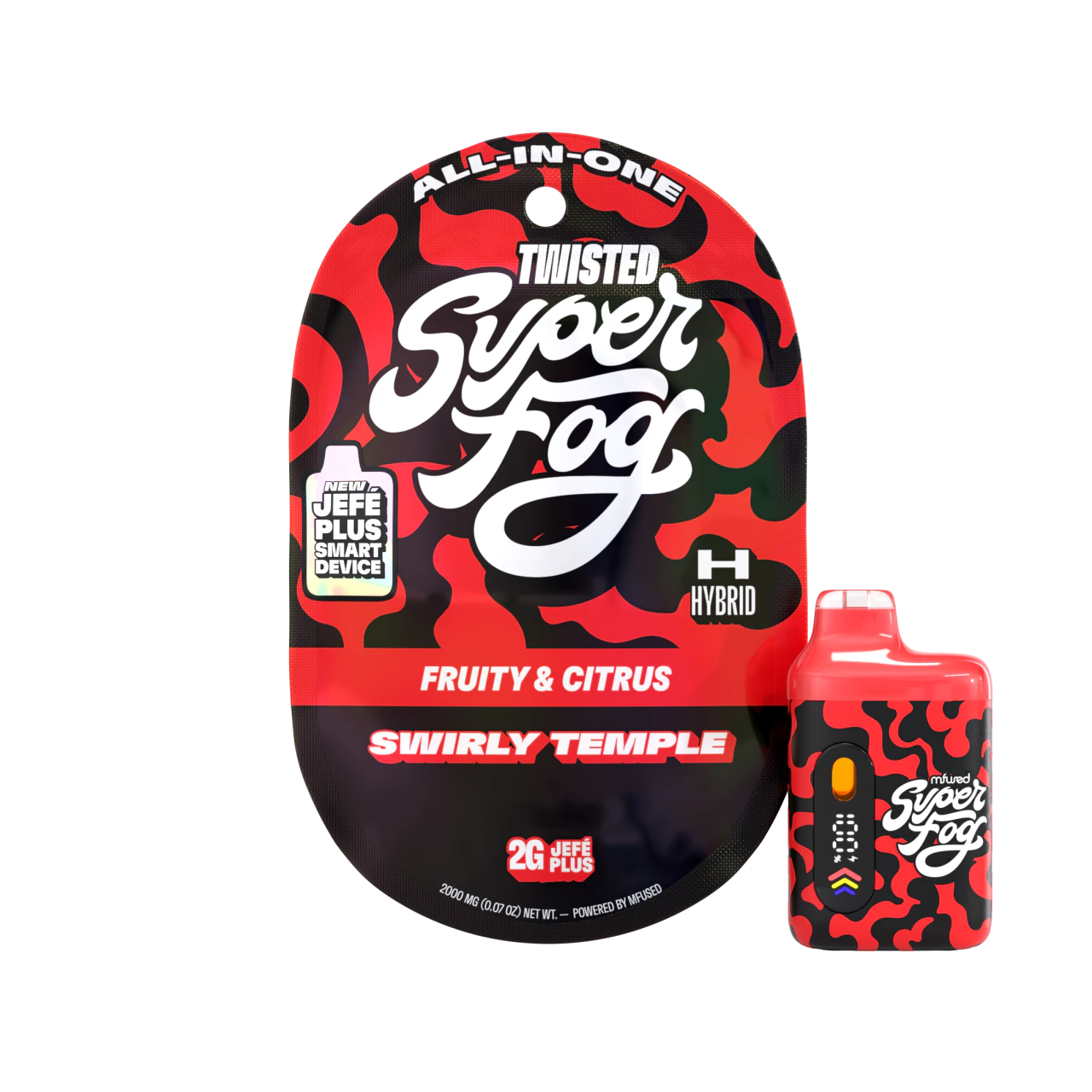 MFused | SuperFog - TWISTED 2g Jefe Plus - Swirly Temple Main Image