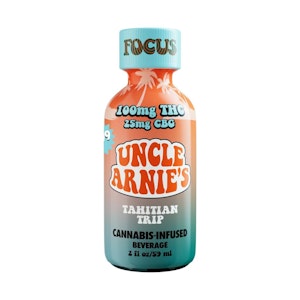 UNCLE ARNIE'S - Uncle Arnie's "Focus" Tahitian Trip 4:1 THC/CBG 125mg 2oz